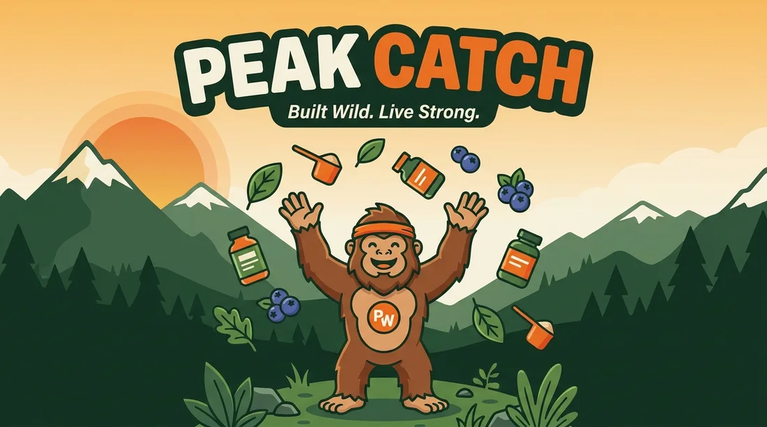 Peak Catch game cover — Sasquatch catching supplements in the mountains